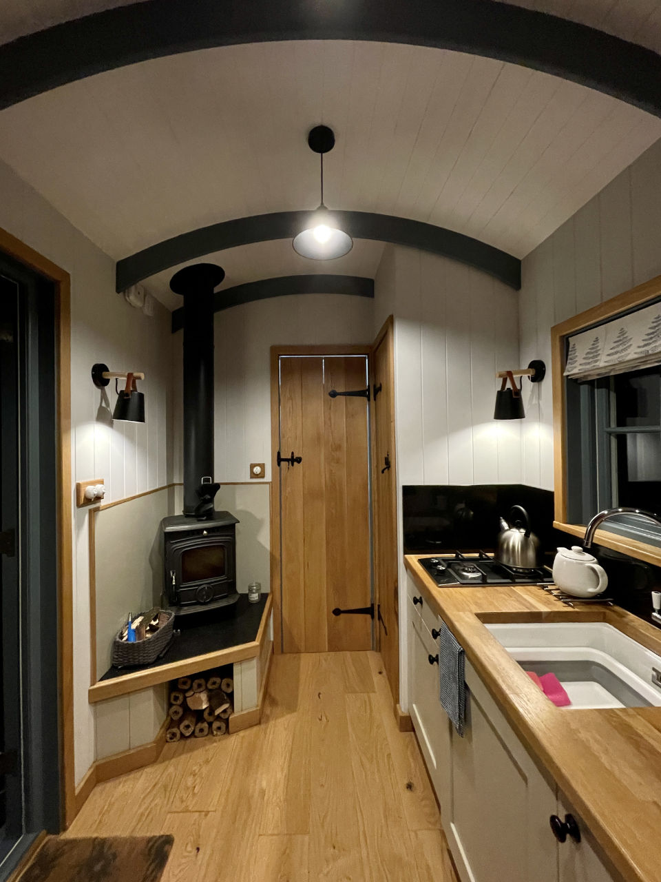 Skylark Shepherds Hut Left