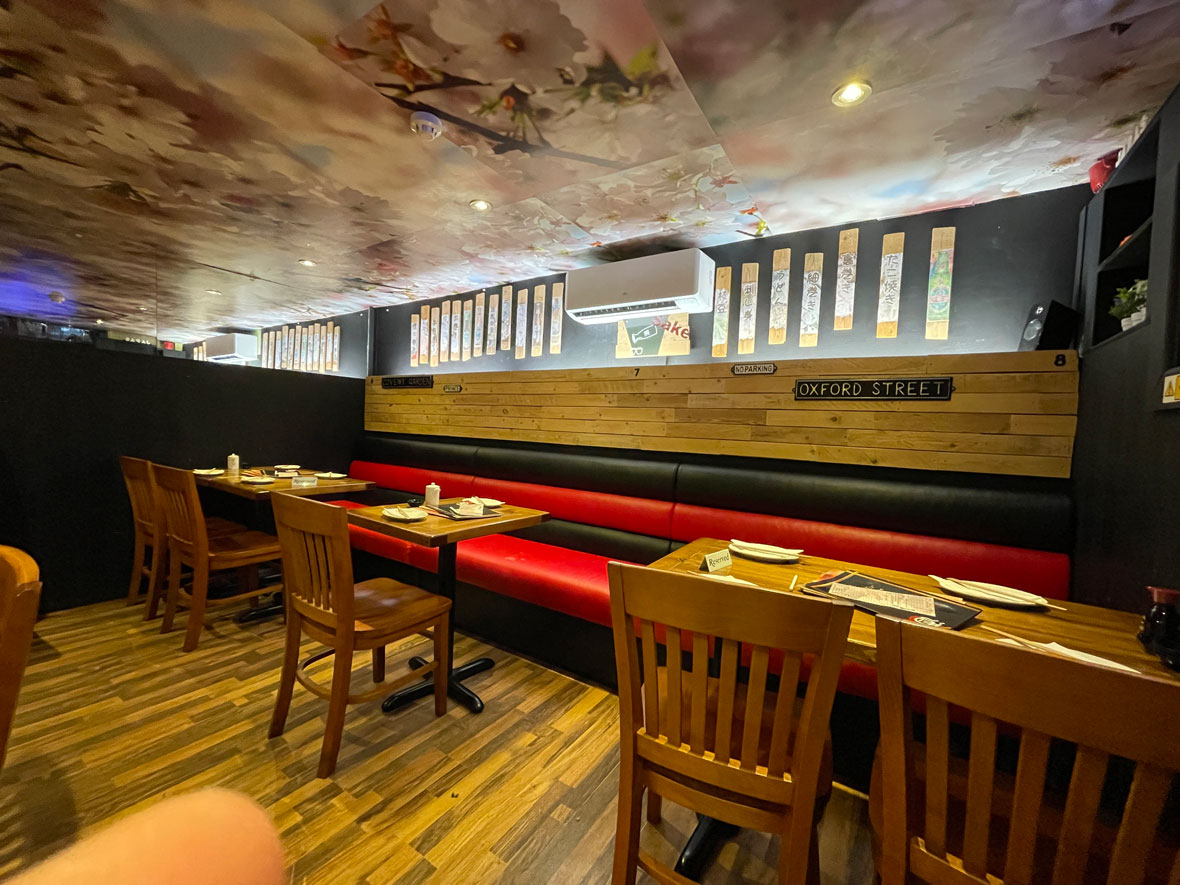 Japas Sushi Restaurant Interior