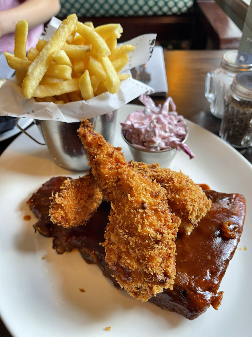 Southern Fried Chicken and Ribs