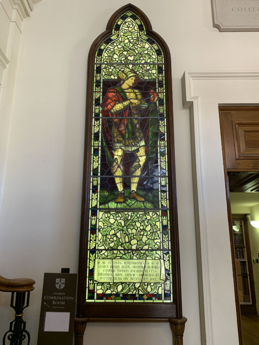 Gonville and Caius Lib Dedication