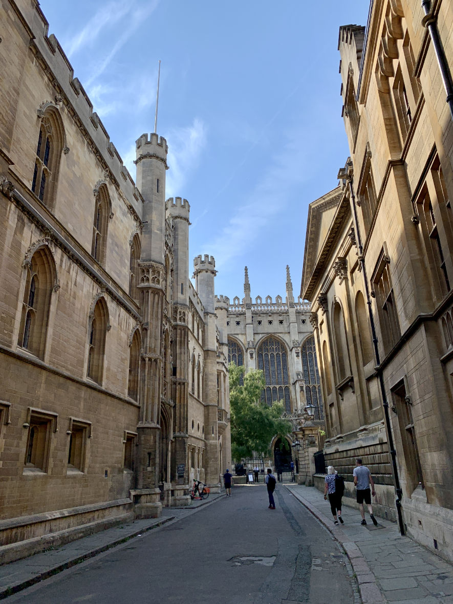 Trinity Lane to Kings College Chapel