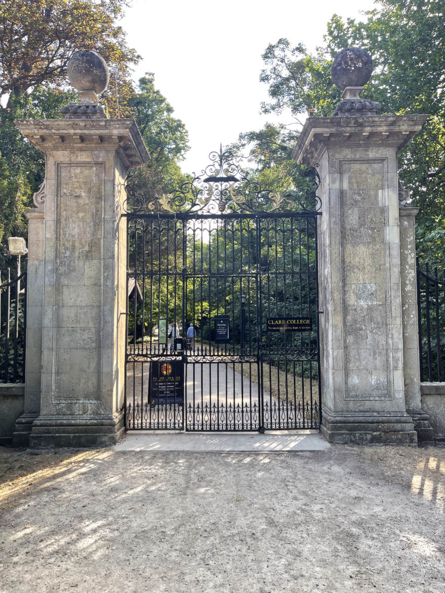Clare College Gate Clare College Gate