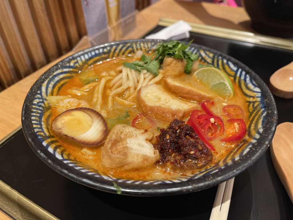 Laksa Prawn Udon