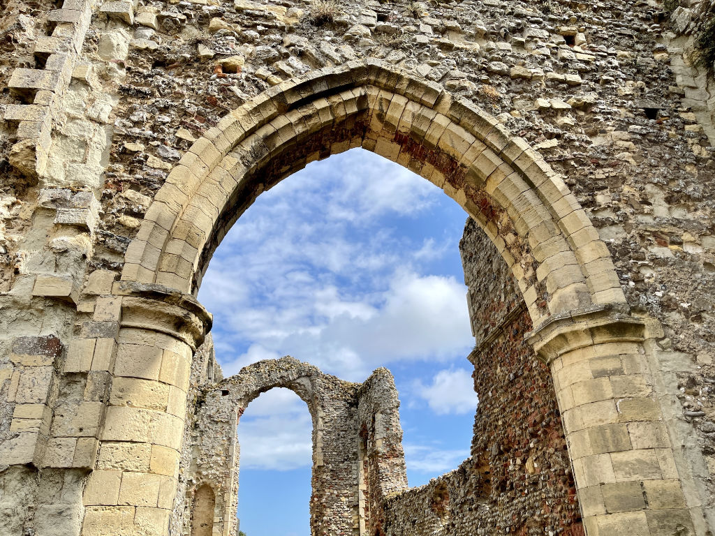 Leiston Abbey Ruins - Arch