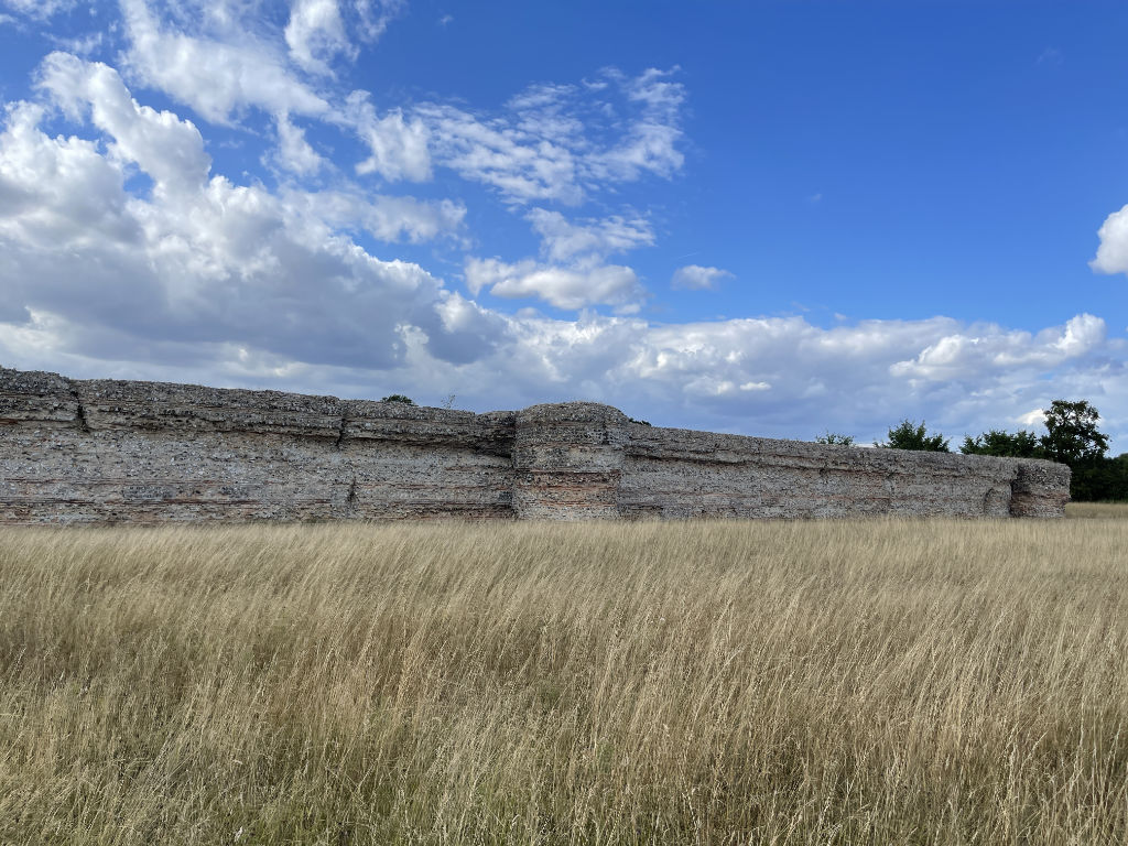 Burgh Castle Roman Fort Ruin in Norfolk Colour My Days
