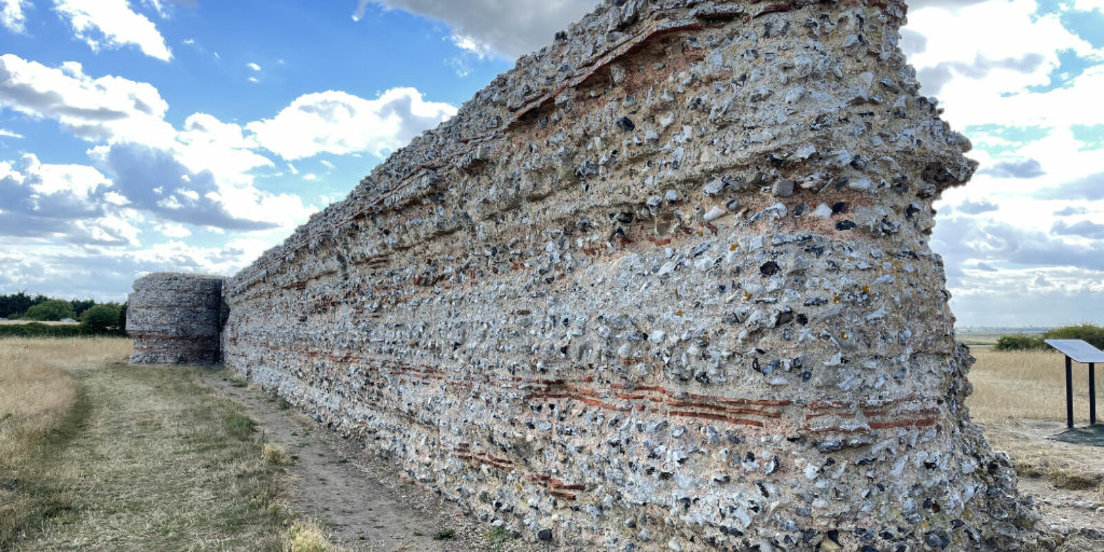 Burgh Castle East Gate Wall Opening