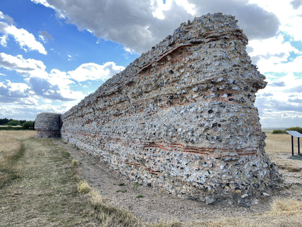 Burgh Castle East Gate Wall Opening