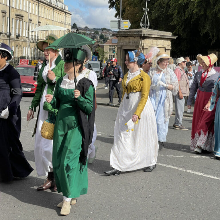 Jane Austen Festival Grand Regency Costumed Promenade, Bath, Sept 2022