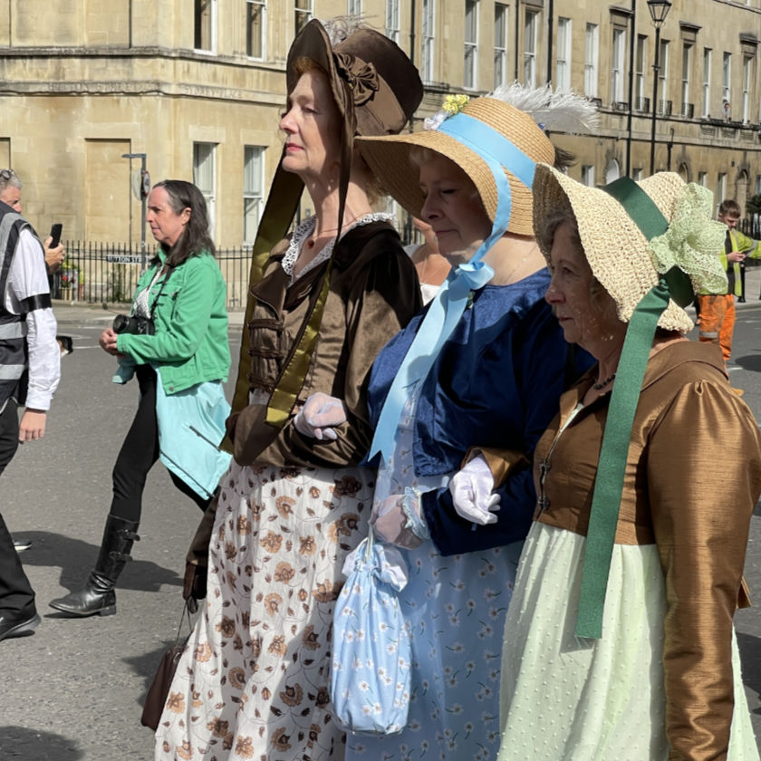 Jane Austen Festival Grand Regency Costumed Promenade, Bath, Sept 2022