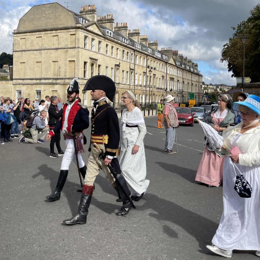 Jane Austen Festival Grand Regency Costumed Promenade, Bath, Sept 2022