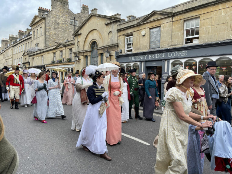 Jane Austen Festival Grand Regency Costumed Promenade, Bath, Sept 2022