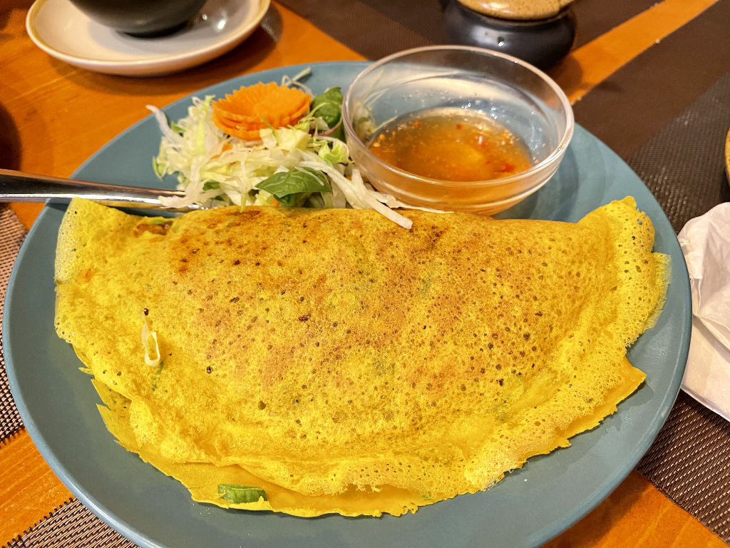 Saigon Pancake Pork and Prawn