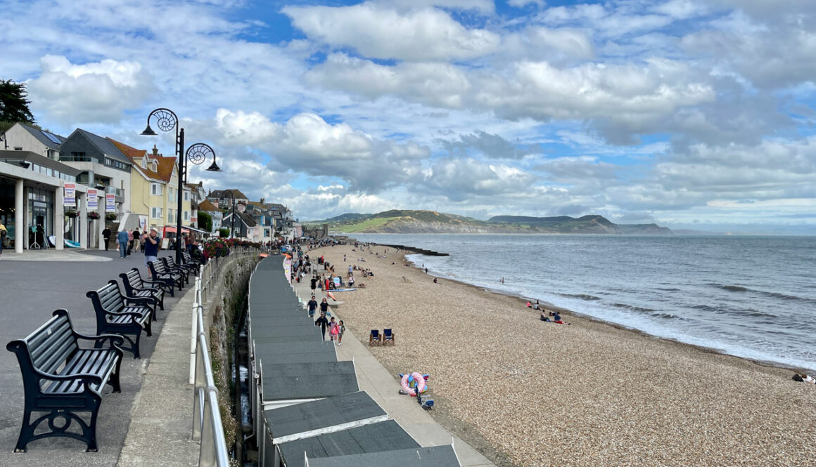 Lyme Regis Beach Upper Walkway