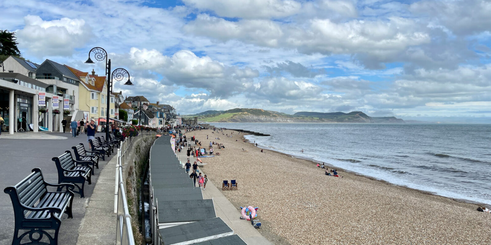 Lyme Regis Beach Upper Walkway