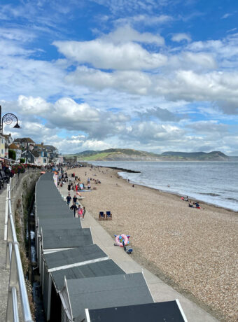 Lyme Regis Beach Upper Walkway