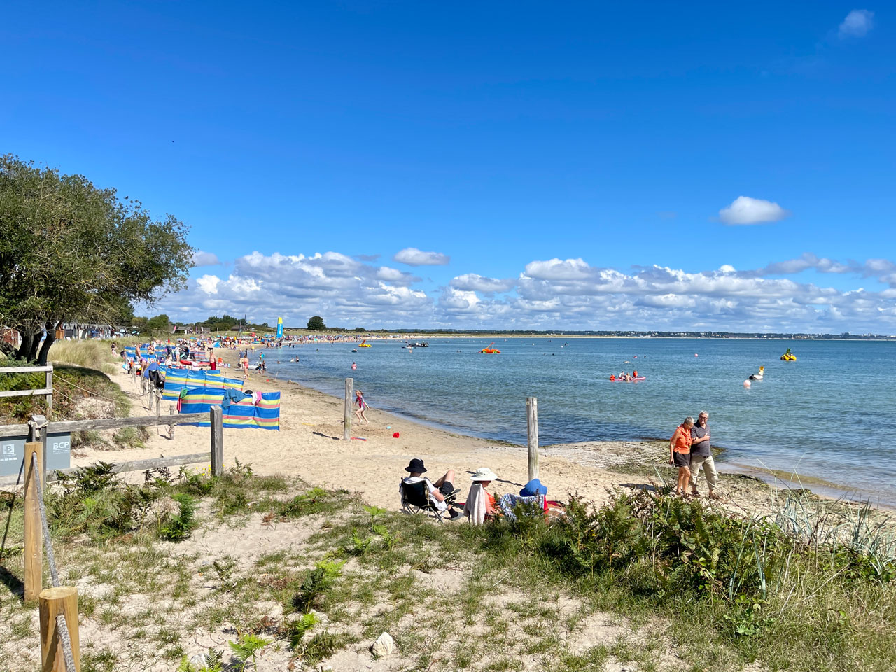 Studland Bay - Knoll Beach, Beach Huts and a Book Shop