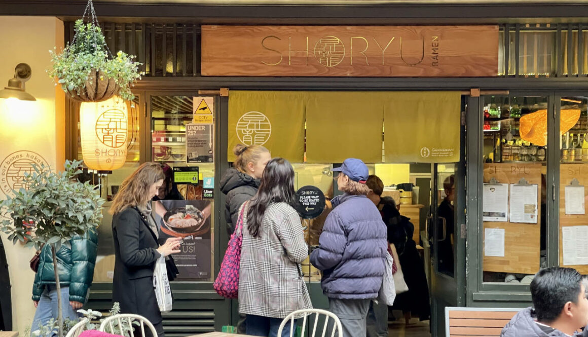 Shoryu Carnaby Queue at Entrance