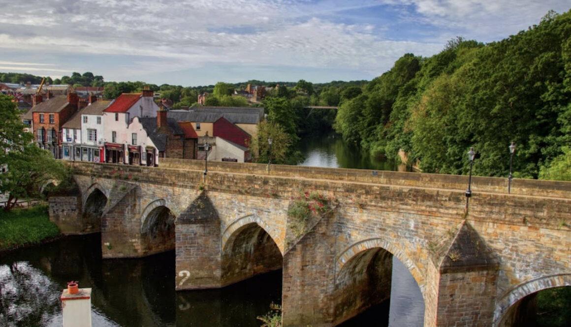 Elvet Bridge on a Sunny Day