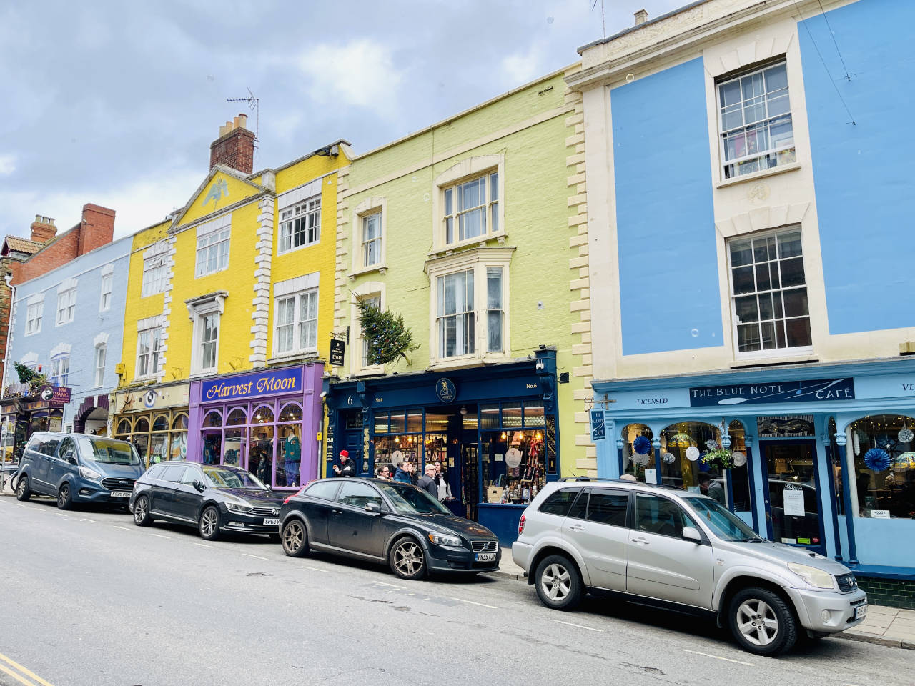 Mystical & Spiritual Shops and Historical Landmarks on High Street, Glastonbury