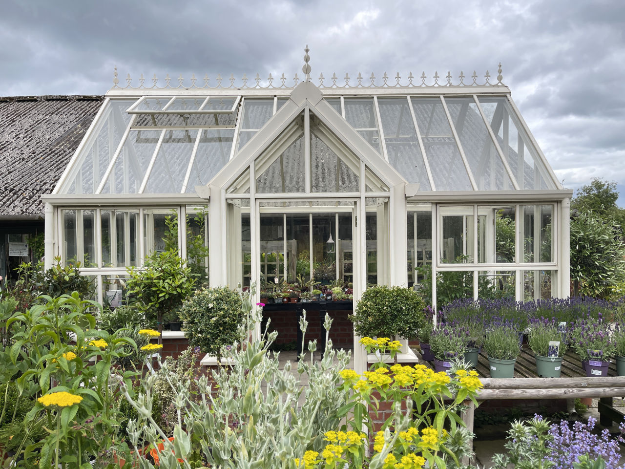 A Garden Lover’s Retreat: Powderham Farm Shop, Courtyard Greenhouse, Urban & Rural Plants Centre