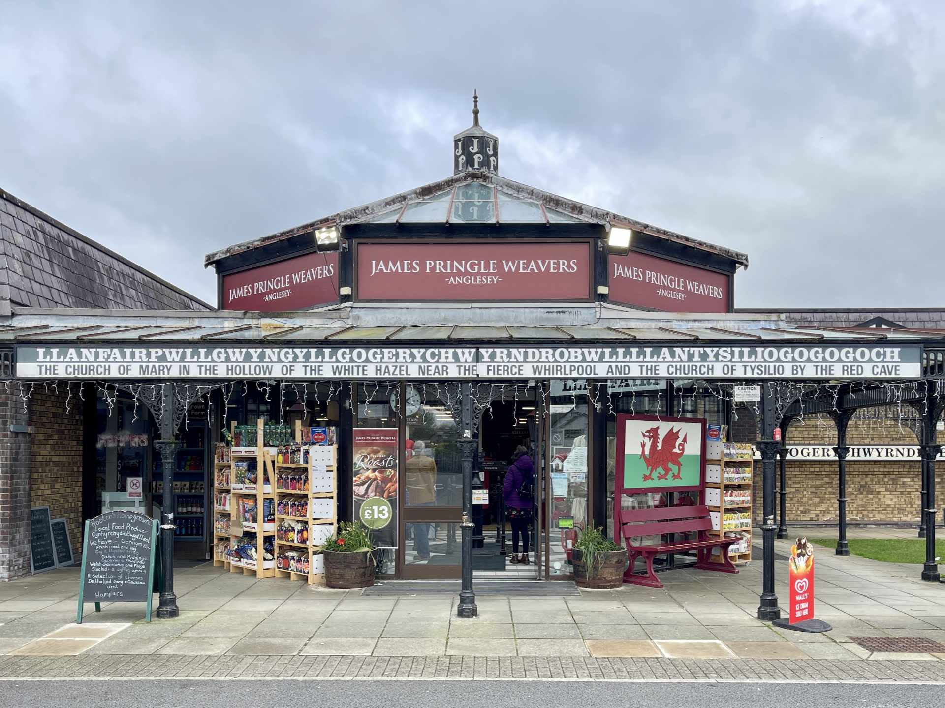 James Pringle Weavers Llanfairpwll: Souvenirs, Shopping & a Celebration of Wales’ Longest Place Name