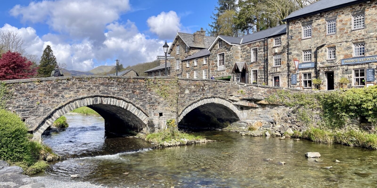 Beddgelert IMG_8791 River Colwyn Bridge View